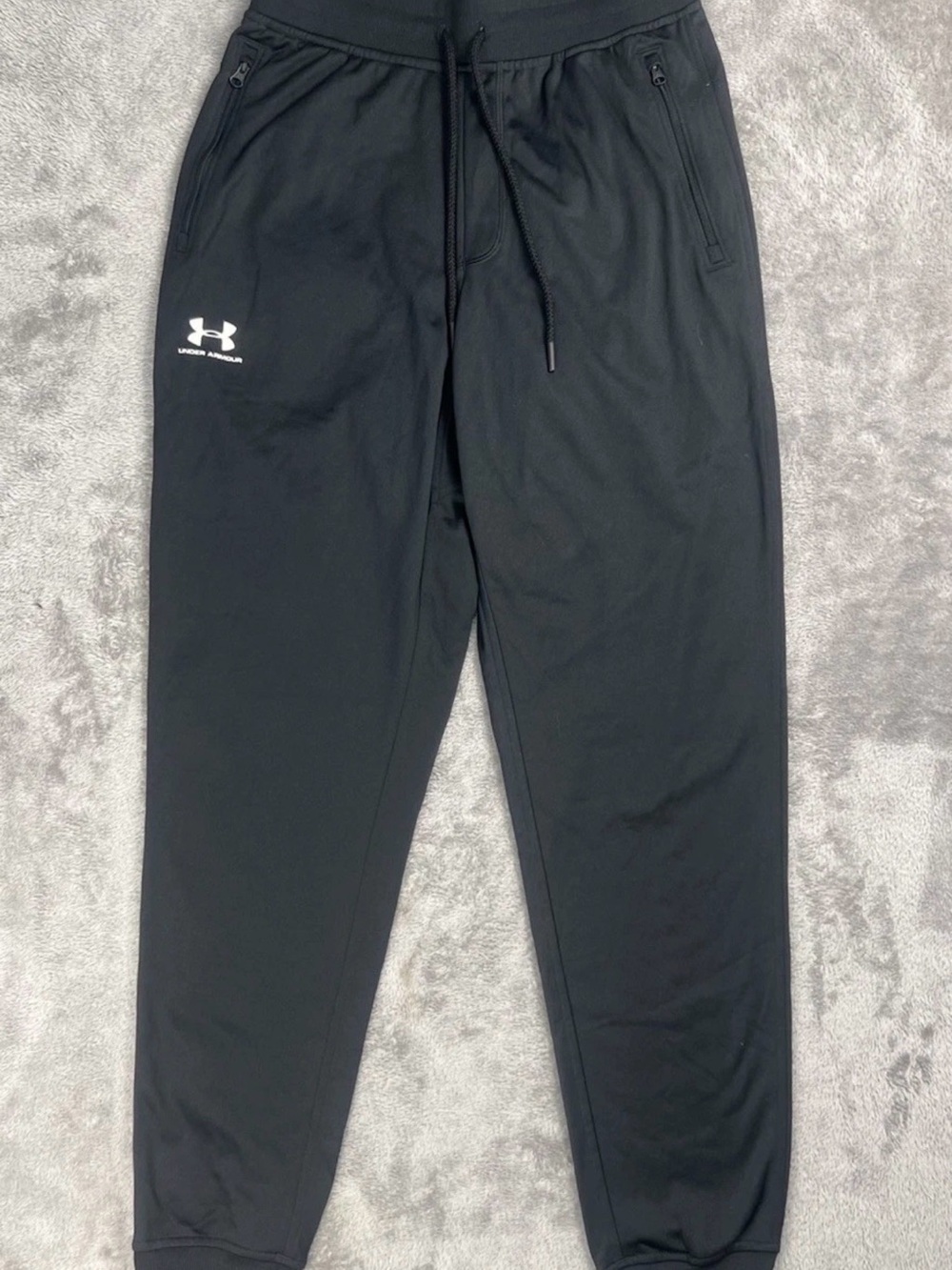 Under Armour Pants Men's S Black Sportstyle Tricot Jogger Polyester NWT